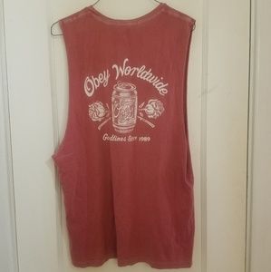 Obey womens muscle tshirt